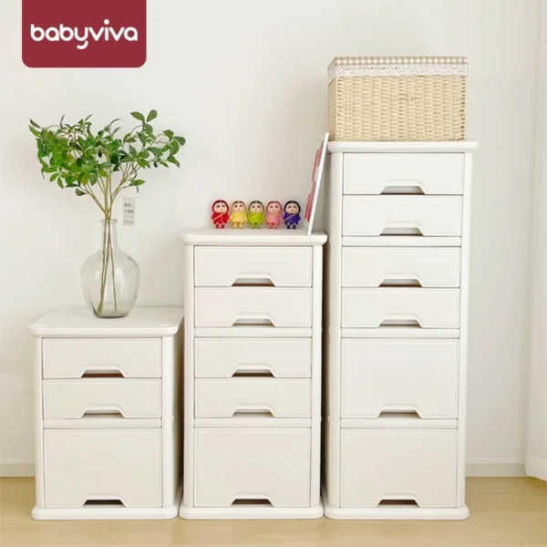 Tủ đa năng cho bé đựng quần áo, đồ dùng, đồ chơi, nhựa nguyên sinh cao cấp Babyviva