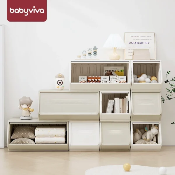 Kệ nhựa, hộp tủ nhựa DIY đa năng đựng đồ và trang trí phòng hiệu Babyviva, lắp ráp linh hoạt