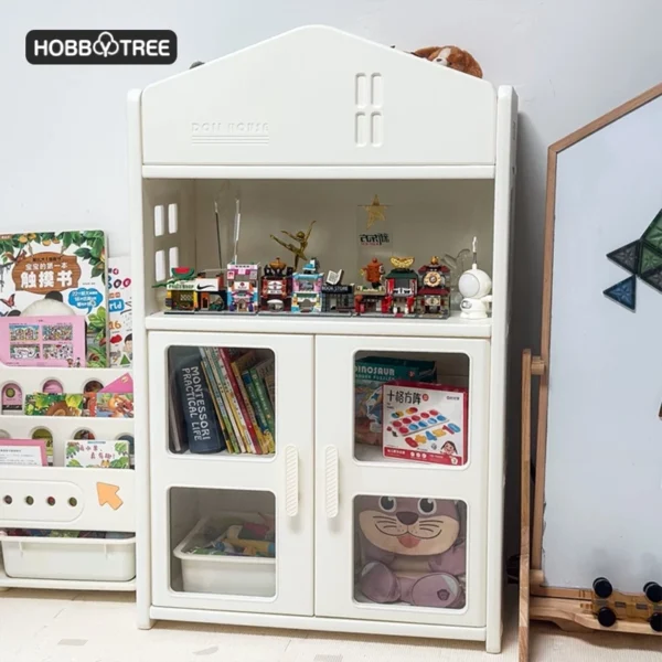Tủ trưng bày, tủ lưu trữ, tủ đựng gấu bông, đồ chơi, sách vở đa năng cho bé Hobbytree